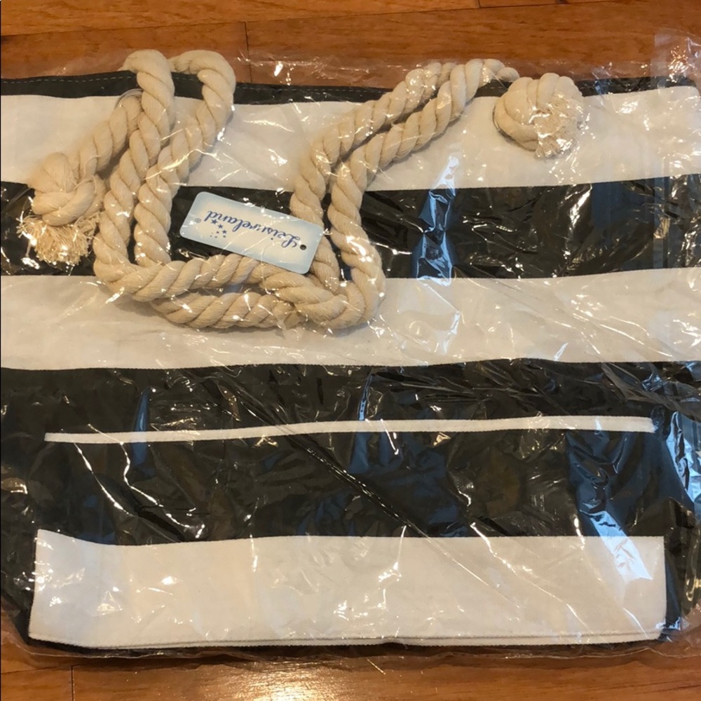 Canvas beach bag